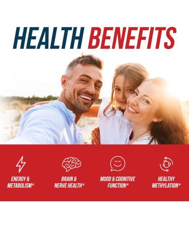 Organic Vitamin B12 5000 mcg | 3 BioActive B12 Forms | Cherry Flavor | Vegan | Non-GMO (60 Servings) - Buy Online on GoSupps.com