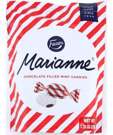 Fazer Marianne Chocolate Filled Mint Candies Imported from Finland (220g) - Pack of 3