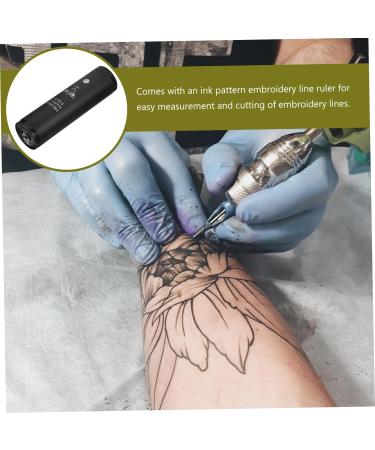 Outanaya 1 Box String Ink Eyebrow Positioning Tool Eyebrow Threading Thread Aluminum Alloy Black 9.00X2.40X2.40CM Black - Buy Online on GoSupps.com