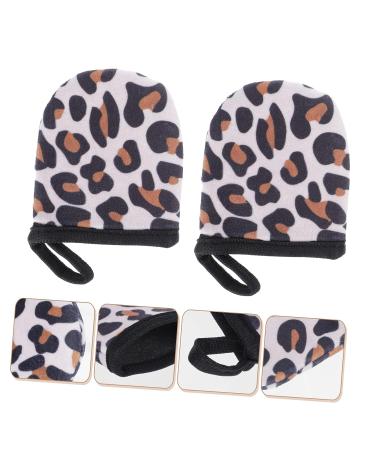 FOMIYES 2pc Finger Cot Face Cleaning Gloves | Back Lotion Mitt for Tanning | Spa Beach Gloves 9.5x7.5cm Assorted Color - Buy Online on GoSupps.com