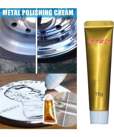 Metal Polish Paste - All Metal Rust Remover Multifunctional Clean Shine and Polish Cream to Prevent Tarnish on Silver Copper Brass Chrome Pisole 15g - Buy Online on GoSupps.com