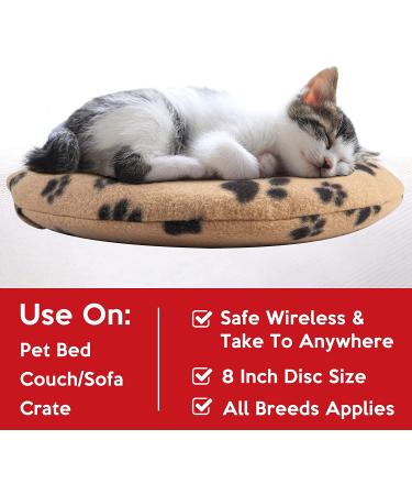 Reusable Pet Heating Pad - Microwave Safe Cat, Rabbit, Hamster, Guinea Pig Bed Warmer - Waterproof Gel Heat Disk for Newborn Kitten, Puppy Snuggle - Buy Online on GoSupps.com