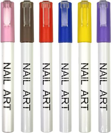12Pcs Nail Art Pen Nail Art Painting Pen Colourful Nail Art Pen Nail Painting Pen Manicure Tool for DIY Nail Art Fashionable Nail Pen - Buy Online on GoSupps.com