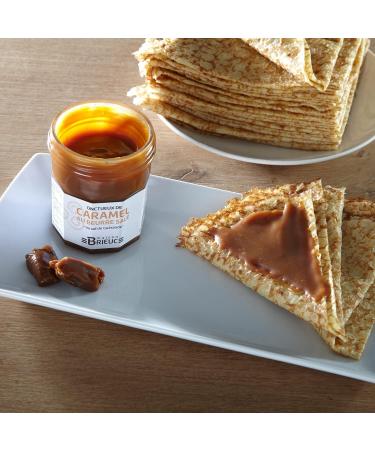 Paysan Breton BRETON SNACK - Pack of 3 SACHETS of Authentic & Melt-in-Your-Mouth Breton Country Crepes *6 (18 crepes) + 1 JAR of 210g Brieuc Salted Caramel - Buy Online on GoSupps.com