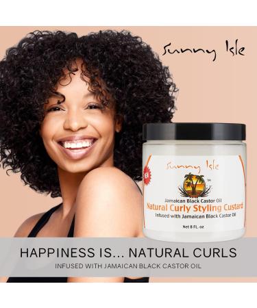 Sunny Isle Jamaican Black Castor Oil Natural Curly Styling Custard 236ml - Buy Online on GoSupps.com