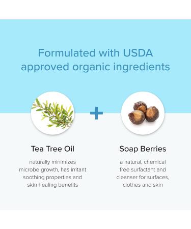 All Natural Silicone Toy Cleaner | Unscented & Sensitive Skin Formula with Organic Tea Tree Oil - Buy Online on GoSupps.com