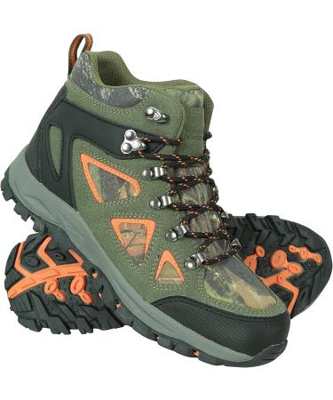 Mountain Warehouse Kids Waterproof Hiking Boots - Breathable Shoes, Khaki - Size 4 - Buy Online on GoSupps.com