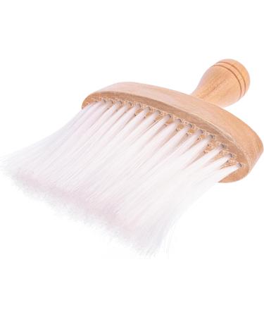 Kobe Professional Hairdressing Wooden Neck Brush - Gentle Feathery Bristles for Precision Cleaning - Lightweight and Compact Design for Professional and Home Use - Buy Online on GoSupps.com