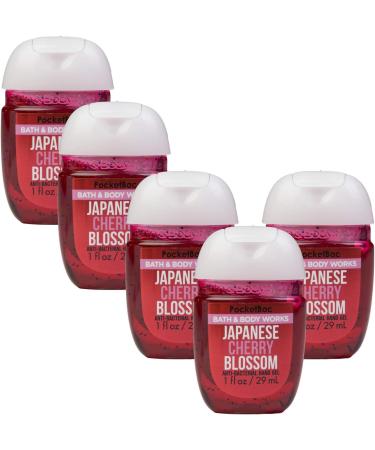Japanese Cherry Blossom PocketBac Hand Sanitizers 5-Pack - 1 Fl Oz each | Bath & Body Works - Buy Online on GoSupps.com