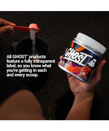 GHOST Sleep Dietary Supplement Apple Pie - Recovery & Rest with Premium Ingredients Including Melatonin Colostrum & Ashwagandha - Supports Sleep Quality - Gluten-Free & Sugar-Free - Buy Online on GoSupps.com