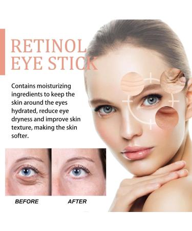 Retinol Eye Cream Stick | Eye Cream Anti Aging Bag Balm | Instant Lift Plus Eye Bag Instant Eye Lift. Instantly Removes Bags Dark Circles Firming Delicate skin (2) - Buy Online on GoSupps.com