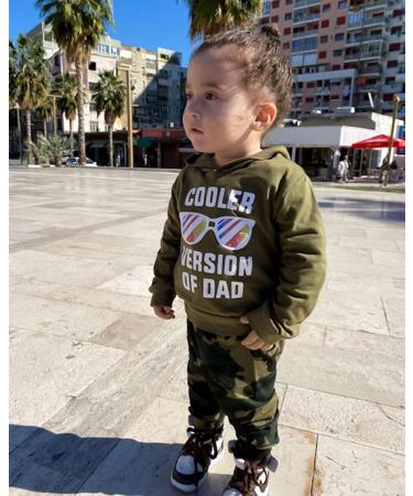 Amissz Baby Boy Clothes Toddler Boys Outfit 1-6T | Infant Letter Print Hoodie Set | Camouflage | 1-2 Years - Buy Online on GoSupps.com