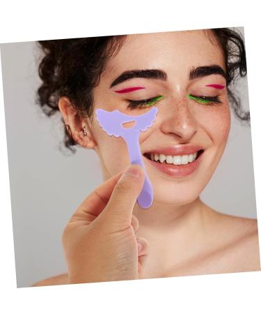 DOITOOL 3 pcs Silicone Makeup Girl Women Reusable for Tool Eyeliner Eye Multi-functional Stencils Aid - Buy Online on GoSupps.com