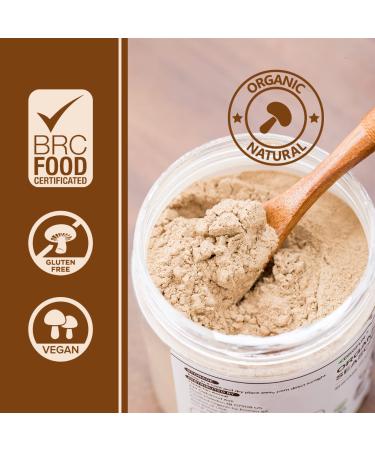 ORGFUN Organic Shiitake Mushroom Powder - Natural Umami Seasoning for Cooking 5.3 Oz - Buy Online on GoSupps.com