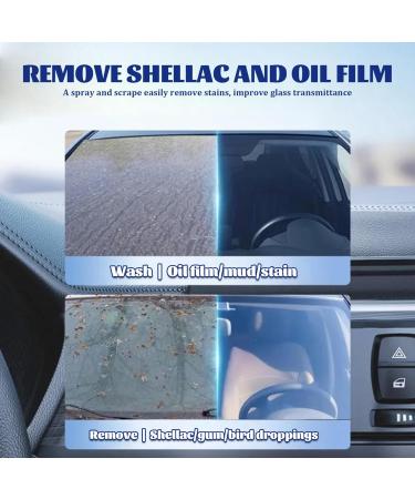 Automotive Oil Film Cleaning Brush 2Pcs Glasses Cleaner Oil Film Remover 50ml Quick-Cleaning Car Glass Oil Film Cleaner Oil Film Remover for Car Window Stain Remover for Car Oil Film Cleaning Brush - Buy Online on GoSupps.com