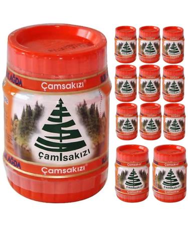 Pufai Pufai Grocery Pack of 12 sugar paste hair removal wax pots hot wax orange 270 g