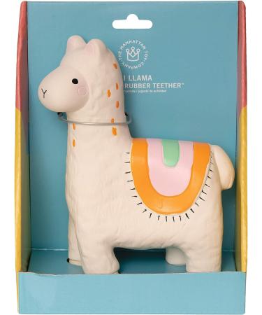 Manhattan Toy Fruity Paws Lili Llama | 100% Natural Rubber Baby Teether - Buy Online on GoSupps.com