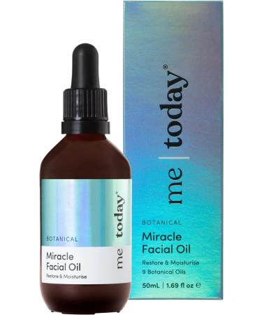 me today - Botanical Miracle Facial Oil 50ml 9 Botanical Oils Omega 3 6 and 9 Restore and Moisturise Natural Ingredients Vegan - Buy Online on GoSupps.com