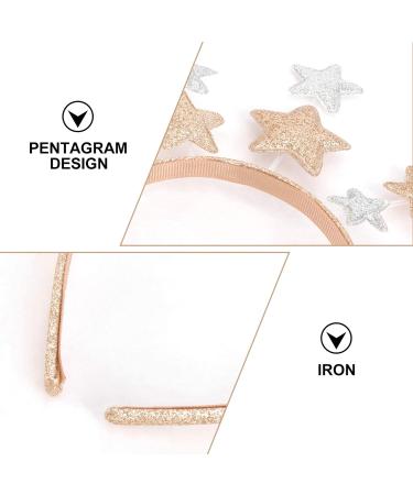 Frcolor Stars Hair Rifts Glitter Crown Headband - Party Costume Hair Bands for Birthdays Christmas & New Year - Kids Hair Accessories & Photo Props - Buy Online on GoSupps.com