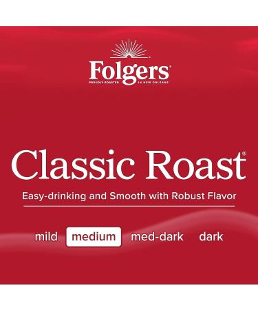 Folgers Classic Roast Instant Coffee Crystals 8 Oz - Buy Online on GoSupps.com