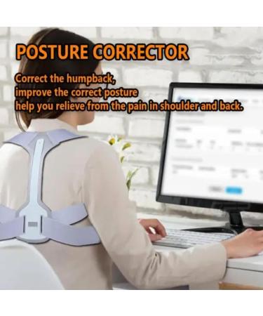 Straight Back Corrector Adjustable Corrector Back Brace Instant Corrector - Flexible Corrector Belt Back Straightener Corrector for Women Men - Buy Online on GoSupps.com