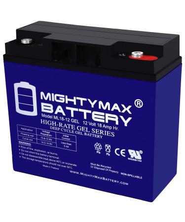 Mighty Max Battery 12V 18AH Gel Battery for Wagan 2412 900A Battery Jumper