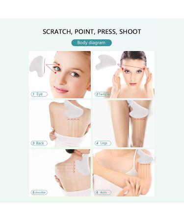 Gua Sha Facial Tools- Beauty Skin Care Face Roller Massager Muscle Relaxing Skin Care Tools for Face Body Eyes Neck Skin Tightening Routine(E) - Buy Online on GoSupps.com