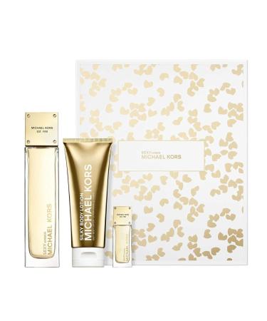 MICHAEL KORS SEXY AMBER 3.4 OZ GIFTSET WITH .24 MINIAND 3.4 OZ BODY CREAM - Buy Online on GoSupps.com