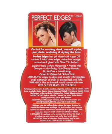 Creme of Nature Argan Oil Perfect Edges Control 2.25 oz. Jar - 3 Pack - Buy Online on GoSupps.com