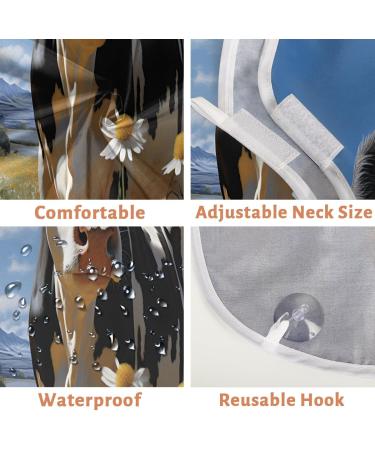 Shop Cow Daisy Flower Beard Bib Apron Perfect Beard Hair Catcher for Men Ideal Father's Day & Christmas Gifts for Dad and Husband - Buy Online on GoSupps.com