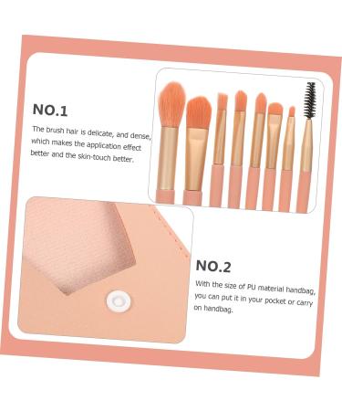 POPETPOP Girls Suit: 5-Piece Travel Makeup Brush Set - Mini Eyeshadow & Powder Brushes for Women - Major Miss Pink Beauty Kit - Buy Online on GoSupps.com