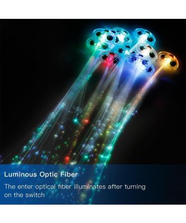 LED Fiber Optic Lighting Set - 3 6 10 80 Lights in Blue Rainbow Red Green White - Perfect for Parties & Events | International Shipping Available - Buy Online on GoSupps.com