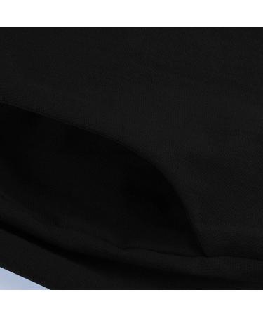 Buy Ronony Women's Cotton-Linen Beach Pants - High Waist Loose Fit Yoga & Jogging Trousers - Stylish Black Wide Leg Sports Pants for Training - Buy Online on GoSupps.com