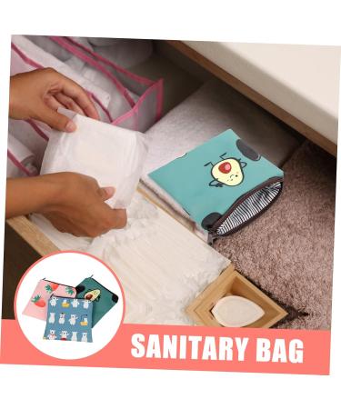 Kalafina 3-St Storage Bag for Women's Bandages & Periods - Small Pay Pad Holder for Girls | Durable Polyester Pocket - Buy Online on GoSupps.com