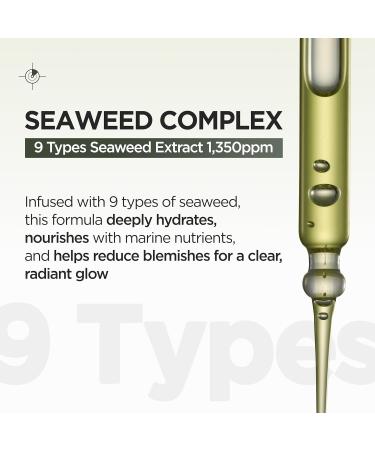 P.CALM Spot Correcting Serum 9 Types of Seaweed Extract & Niacinamide for Blemish Care Skin Barrier Strengthening and Even Skin Tone Korean Seaweed Serum (30ml / 1.01 fl.oz) - Buy Online on GoSupps.com
