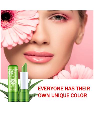 XINGXYUEL Aloe Vera Lipstick Set - Long Lasting Color Changing Lip Stain and Gloss - Buy Online on GoSupps.com