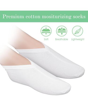 Sibba Moisturizing Socks - 5 Pairs for Women and Men | Overnight Spa Treatment for Dry Cracked Feet - Buy Online on GoSupps.com