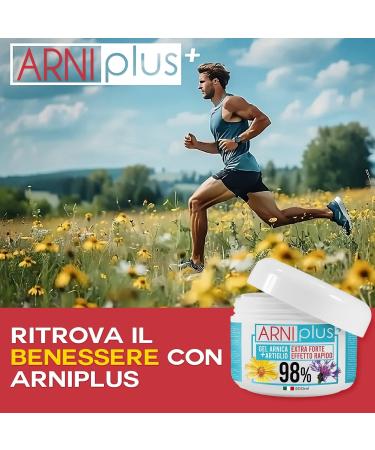 ARNIplus + 2 kg de 4 x 500 ml de gel d'arnica extra fort avec vitamine C pommade l'arnica forte concentr e pour les douleurs musculaires pommade de relaxation musculaire tendinite pommade de - Buy Online on GoSupps.com