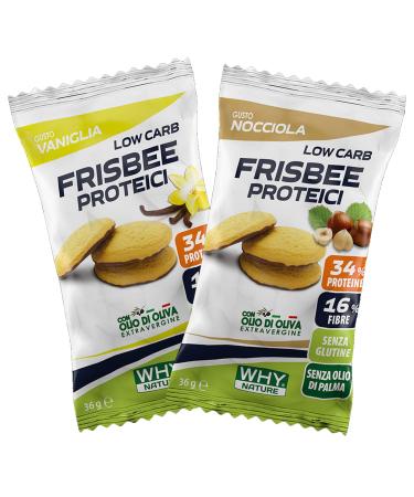 WHY NATURE Fresbee Proteic Low Carb tastes slide 36g