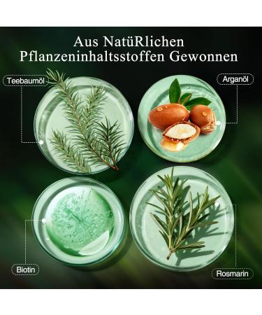 SHVYOG Tea Tree Shampoo and Conditioner Set for Scalp Fungus Soothes Itchy Scalp and Dandruff Prevents Hair Loss 3Piece Set for Men and Women 200 ml*2+30 ml - Buy Online on GoSupps.com