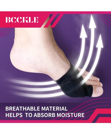 Bunion Relief Sleeve & Corrector with Gel Pads - 4pcs | Toe Spacer Socks for Hallux Valgus, Hammer Toe, Big Toe Joint | Reusable Bunion Splints for Men & Women (Size 10-14 Women/9-15 Men) - Buy Online on GoSupps.com