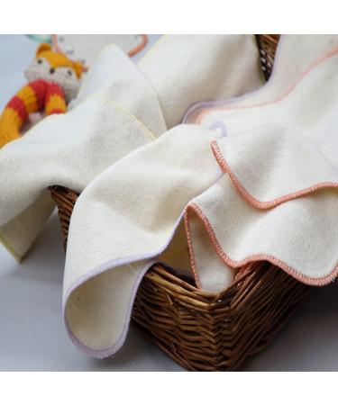 AVO+CADO Reusable Baby Washcloths - 12 Pack Two-Layer Flannel & Terry Towels - Eco-Friendly Green Mini Cotton Wipes for Babies - Buy Online on GoSupps.com
