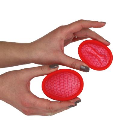 Buy MyLILY Menstruation Disk Set with Cleaning Case - Reusable Menstrual Discs S & L + Black Cleaning Cup Bundle - Buy Online on GoSupps.com