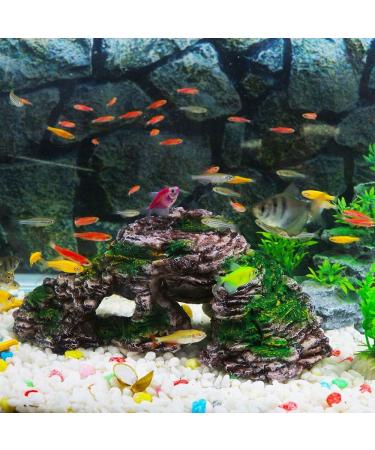 Buy Ctpeng Aquarium Cave Decoration for Betta & Cichlids - Slate Scape Ornament (23cm x 10.5cm x 7.2cm) | International Shipping Available - Buy Online on GoSupps.com