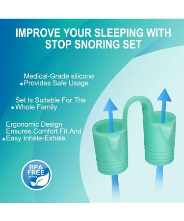 Snore Stopper Kit - 12 PCS Magnetic Anti-Snoring Nose Clips & Nasal Dilators Set for Comfortable Sleep - Stop Snoring Devices for Effective Snore Relief - Buy Online on GoSupps.com