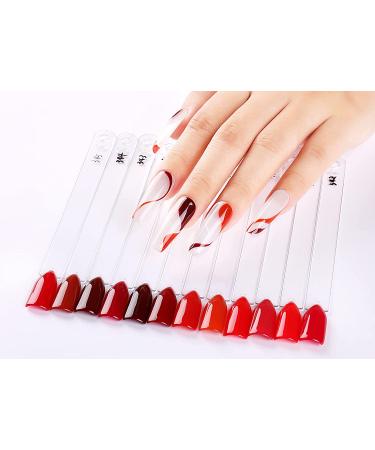 AIMEILI 12pcs Maroon Brown Gel Nail Polish Set â€“ Valentineâ€™s Day Gift for Women & Moms - Buy Online on GoSupps.com