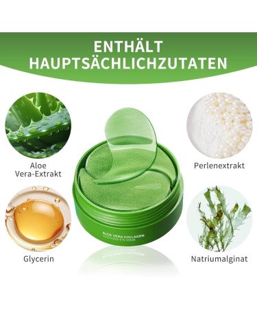  Generisch Aloe Vera Eye Mask 2/4 Boxes Aloe Vera Eye Pads Collagen Eye Pads Eye Pads Eye Pads Dark Circles Puffiness Wrinkles Eye Pads - Buy Online on GoSupps.com