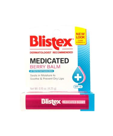 Blistex Medicated Berry Balm 0.15 Ounces (Pack of 2) - Buy Online on GoSupps.com