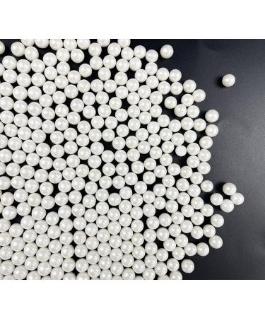 Sprinkles White Pearl Sugar Candy 7mm 120g/ 4.2oz Baking Edible Cake Decorations Cupcake Toppers Cookie Decorating Ice Cream Toppings Celebrations Shaker Jar Wedding Shower Party Christmas Supplies - Buy Online on GoSupps.com