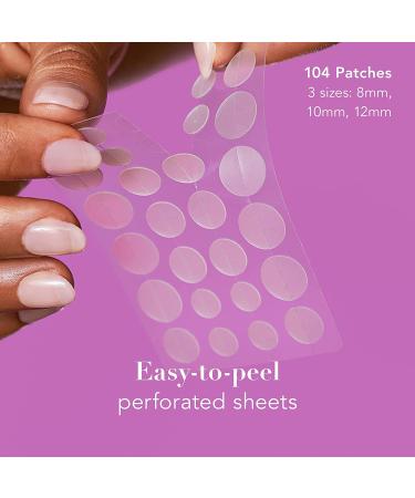 Rael Pimple Patches - Hydrocolloid Acne Spot Cover for Face - Vegan & Cruelty Free - 3 Sizes (104 Count) - Buy Online on GoSupps.com